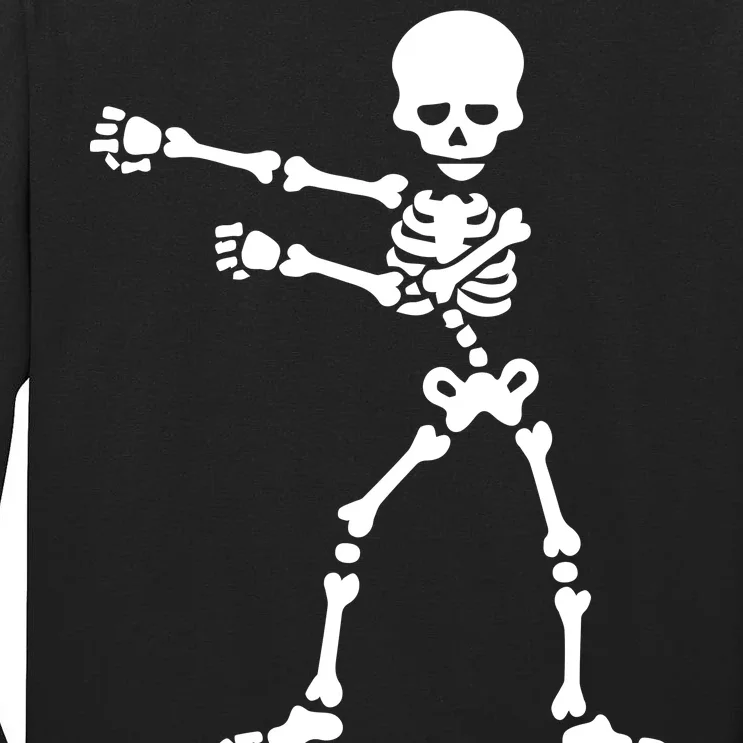 Flossing Skeleton Tall Long Sleeve T-Shirt