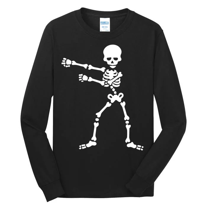 Flossing Skeleton Tall Long Sleeve T-Shirt