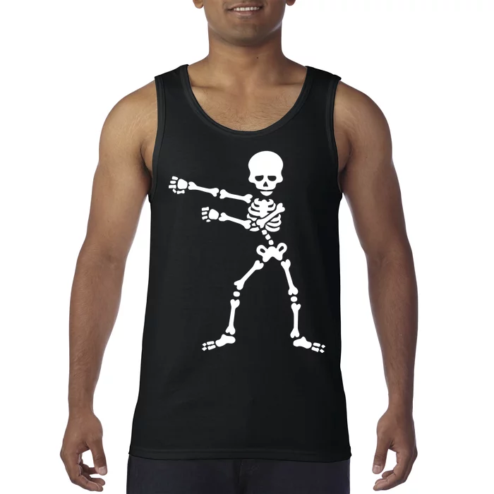 Flossing Skeleton Tank Top