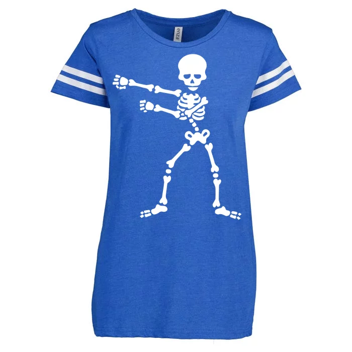 Flossing Skeleton Enza Ladies Jersey Football T-Shirt