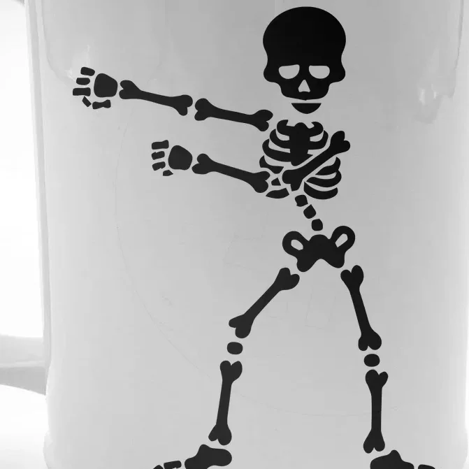 Flossing Skeleton Front & Back Beer Stein