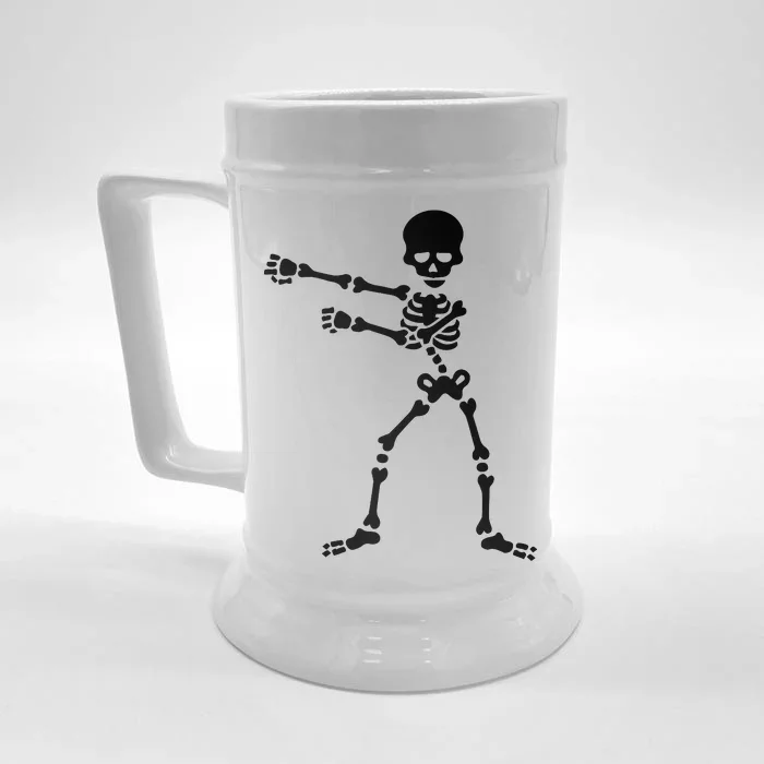 Flossing Skeleton Front & Back Beer Stein