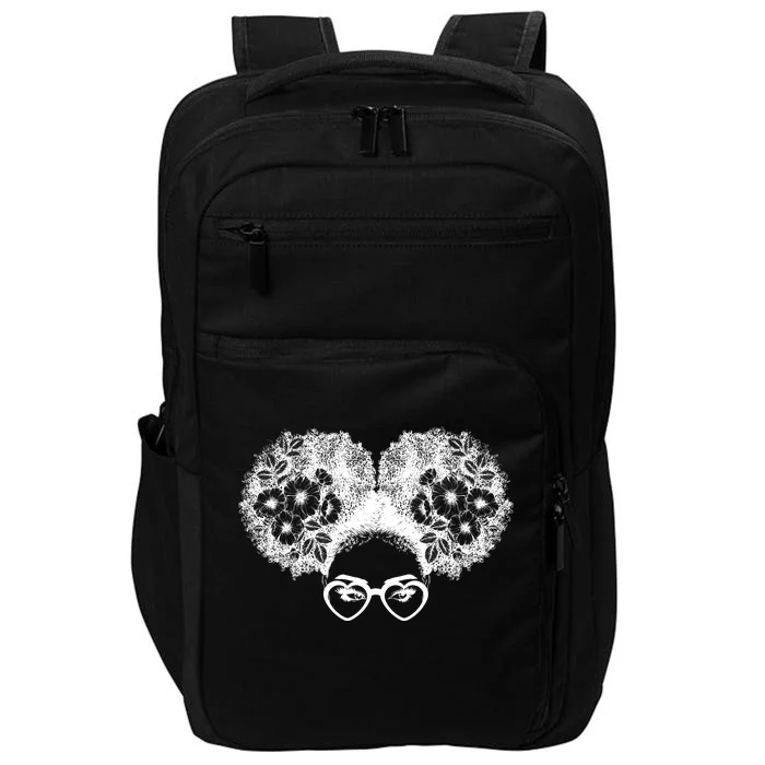 Flower Afro Puffs Impact Tech Backpack