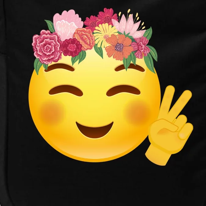 Flower Crown Emoji Impact Tech Backpack