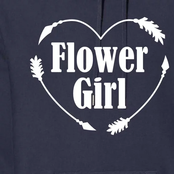 Flower Girl Heart Premium Hoodie