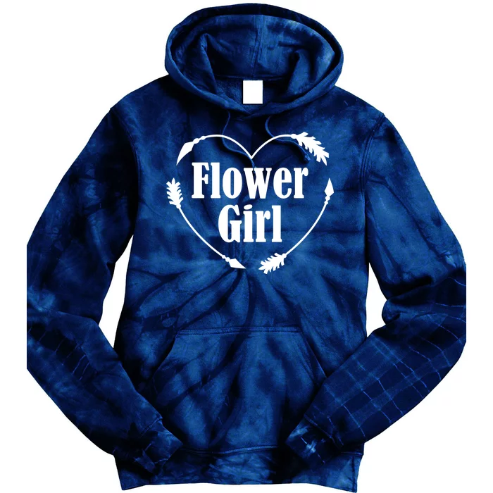 Flower Girl Heart Tie Dye Hoodie