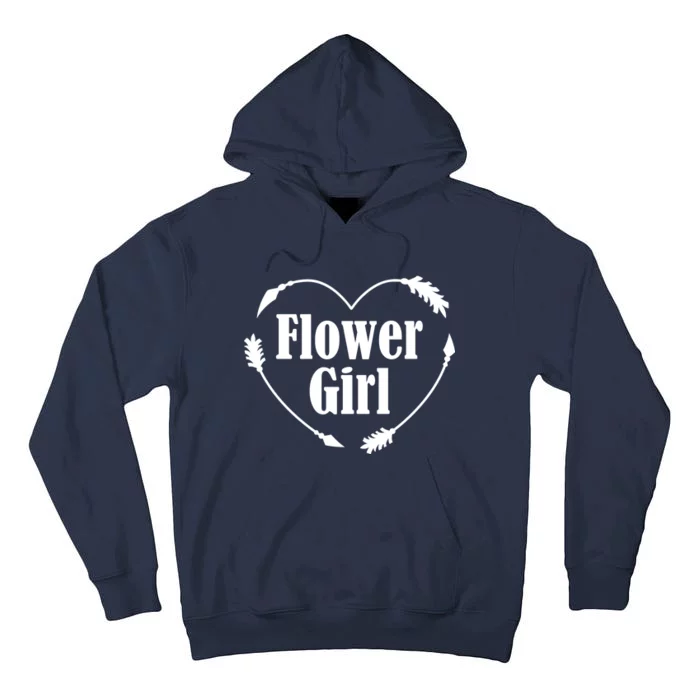 Flower Girl Heart Tall Hoodie