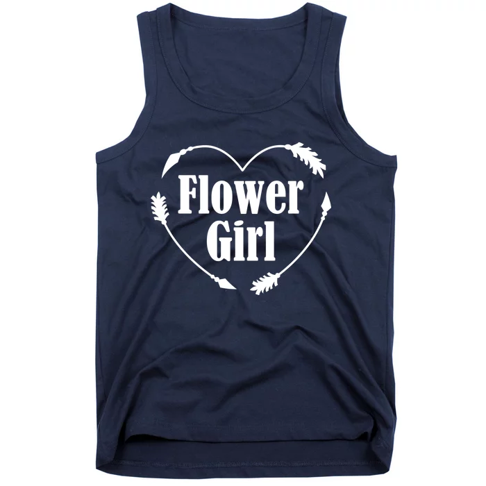 Flower Girl Heart Tank Top