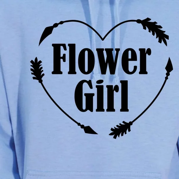 Flower Girl Heart Unisex Surf Hoodie