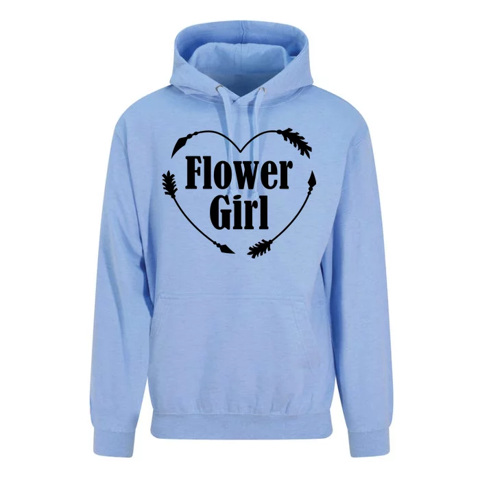 Flower Girl Heart Unisex Surf Hoodie