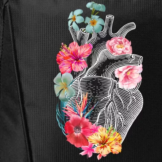 Flower Heart Floral City Backpack