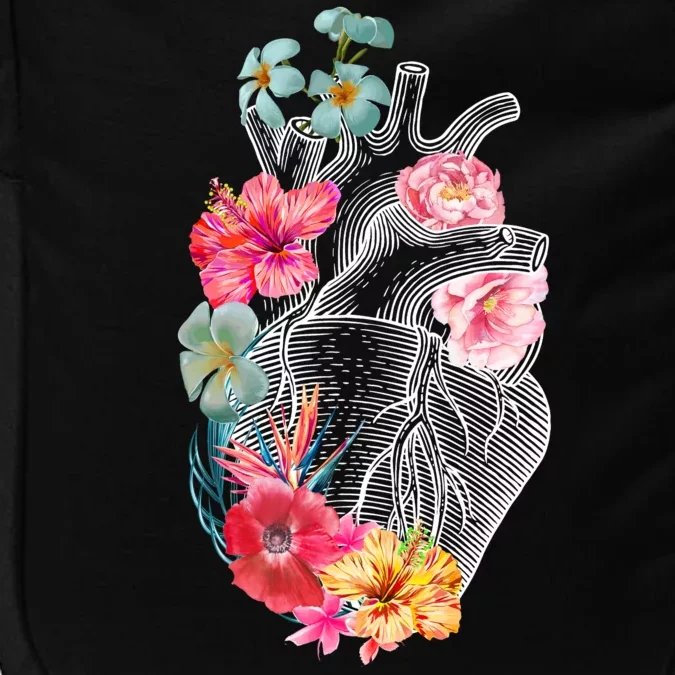 Flower Heart Floral Impact Tech Backpack