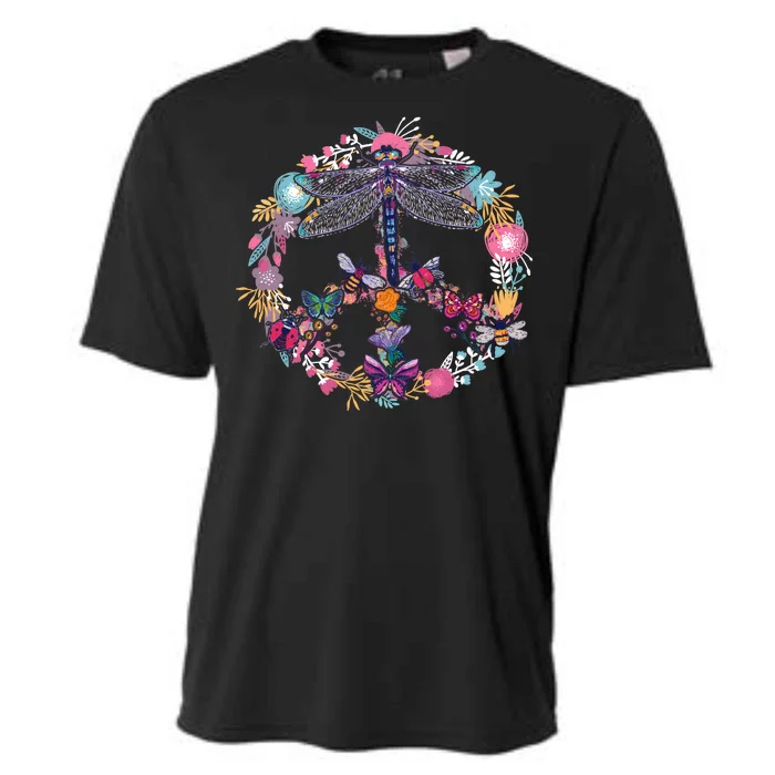 Flower Peace Bugs Cooling Performance Crew T-Shirt