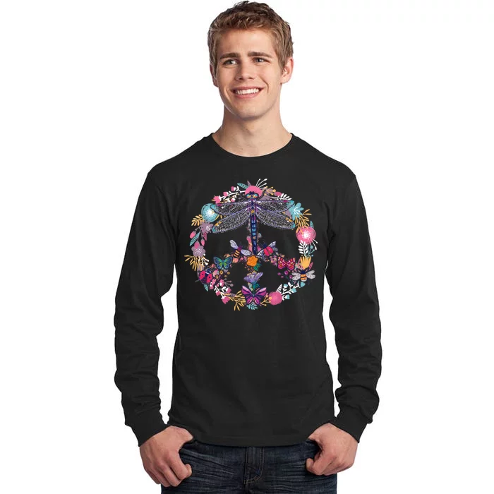 Flower Peace Bugs Tall Long Sleeve T-Shirt