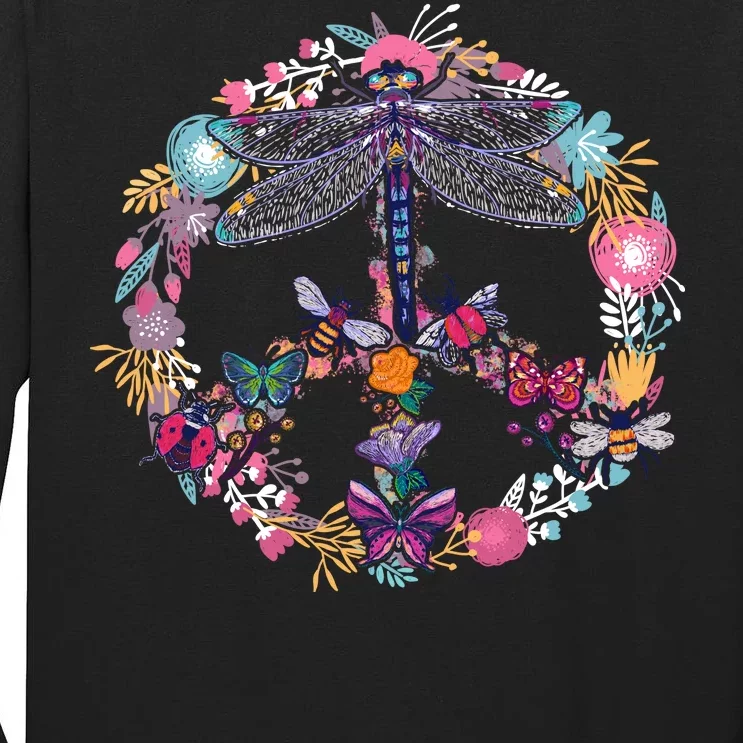 Flower Peace Bugs Tall Long Sleeve T-Shirt