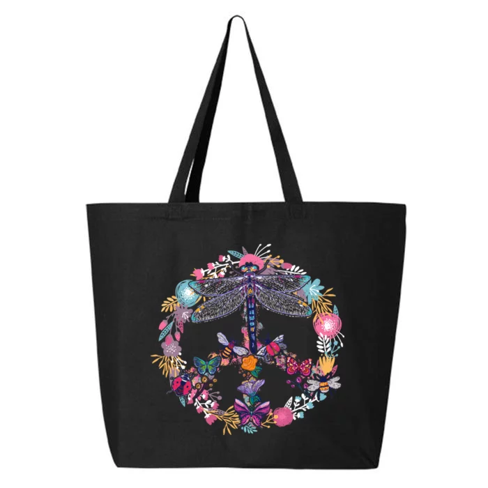 Flower Peace Bugs 25L Jumbo Tote