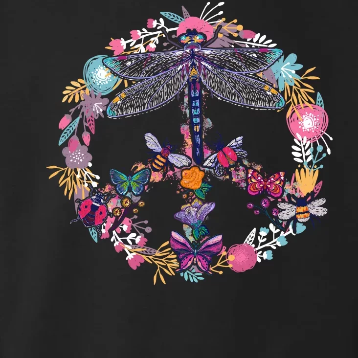 Flower Peace Bugs Toddler Hoodie