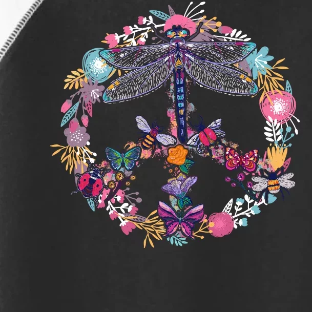 Flower Peace Bugs Toddler Fine Jersey T-Shirt