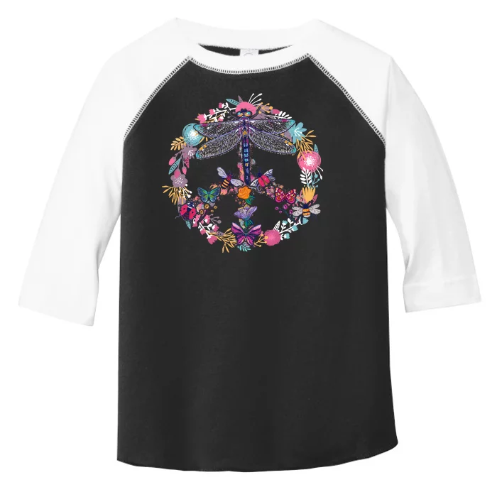 Flower Peace Bugs Toddler Fine Jersey T-Shirt