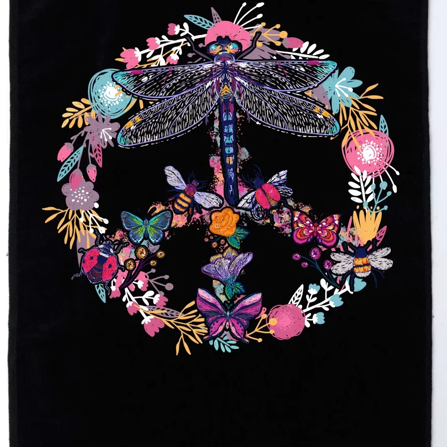 Flower Peace Bugs Platinum Collection Golf Towel