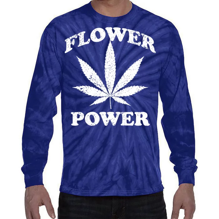 Flower Power Tie-Dye Long Sleeve Shirt