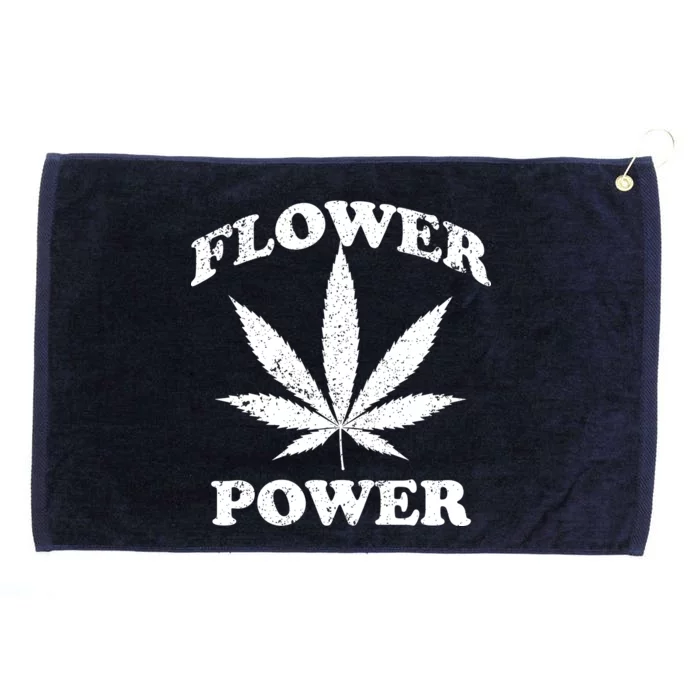 Flower Power Grommeted Golf Towel