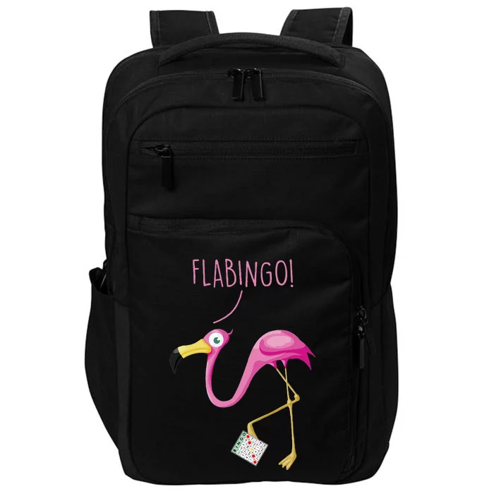 Flabingo! Lucky Player Bingo Player Bingo Addict Impact Tech Backpack