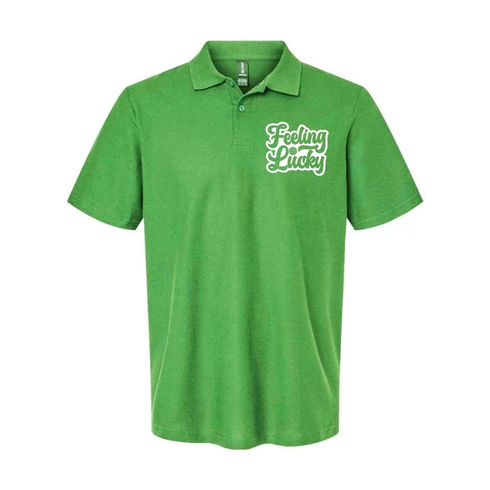 Feeling Lucky Pickleball Sport St. Patrick's Day Softstyle Adult Sport Polo