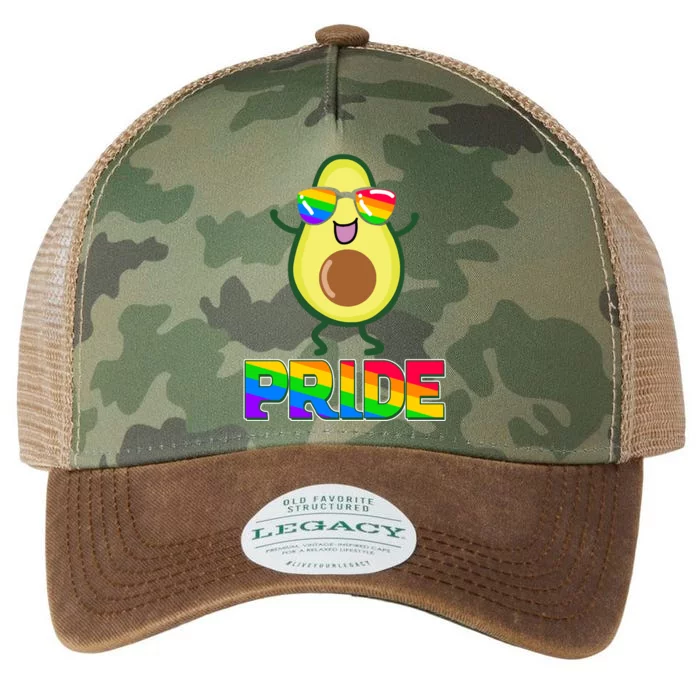 Funny LGBT Pride Avocado Legacy Tie Dye Trucker Hat