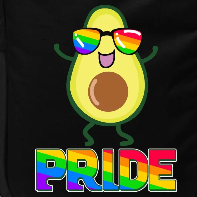 Funny LGBT Pride Avocado Impact Tech Backpack