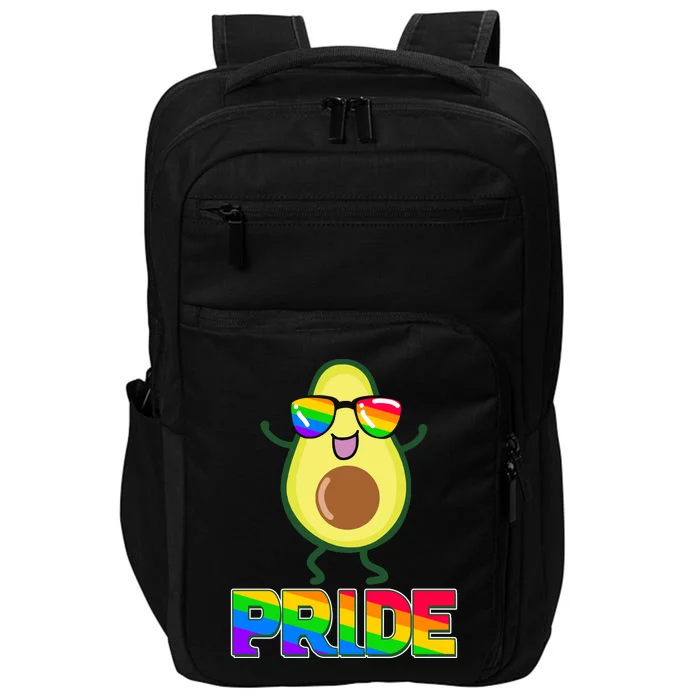 Funny LGBT Pride Avocado Impact Tech Backpack