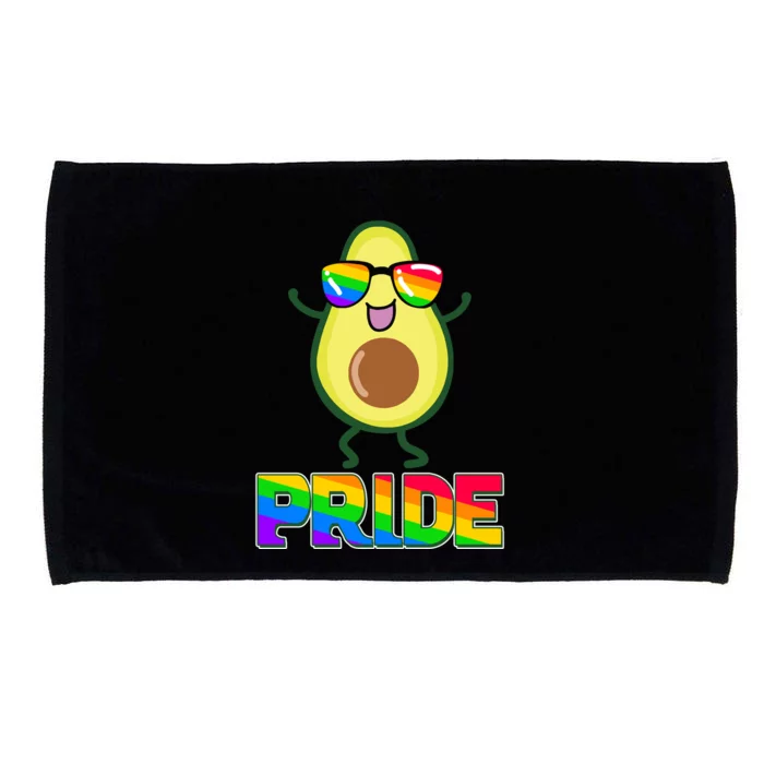 Funny LGBT Pride Avocado Microfiber Hand Towel