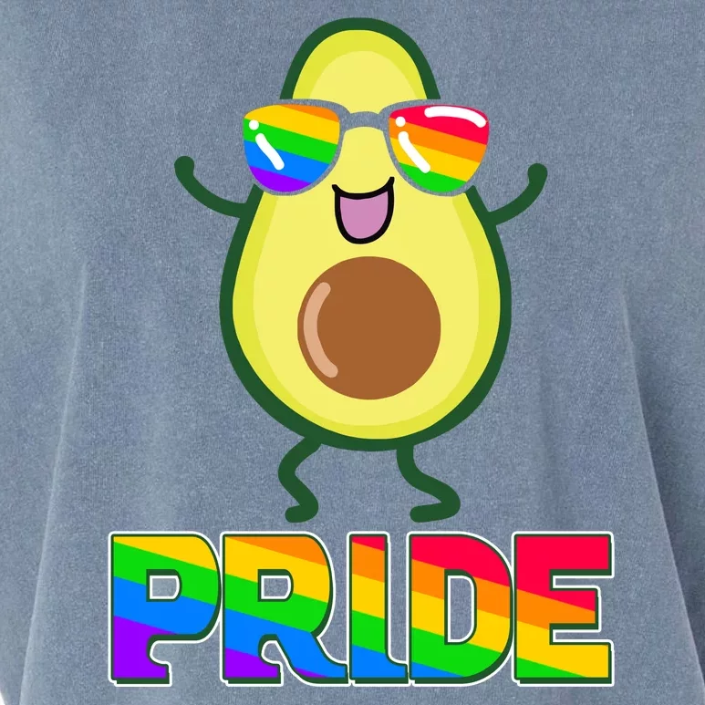 Funny LGBT Pride Avocado Garment-Dyed Women's Muscle Tee