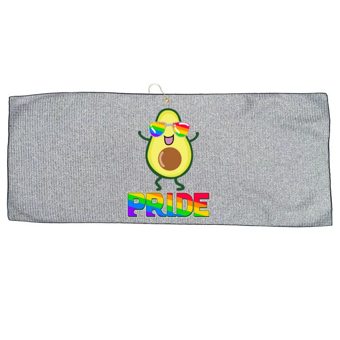 Funny LGBT Pride Avocado Large Microfiber Waffle Golf Towel