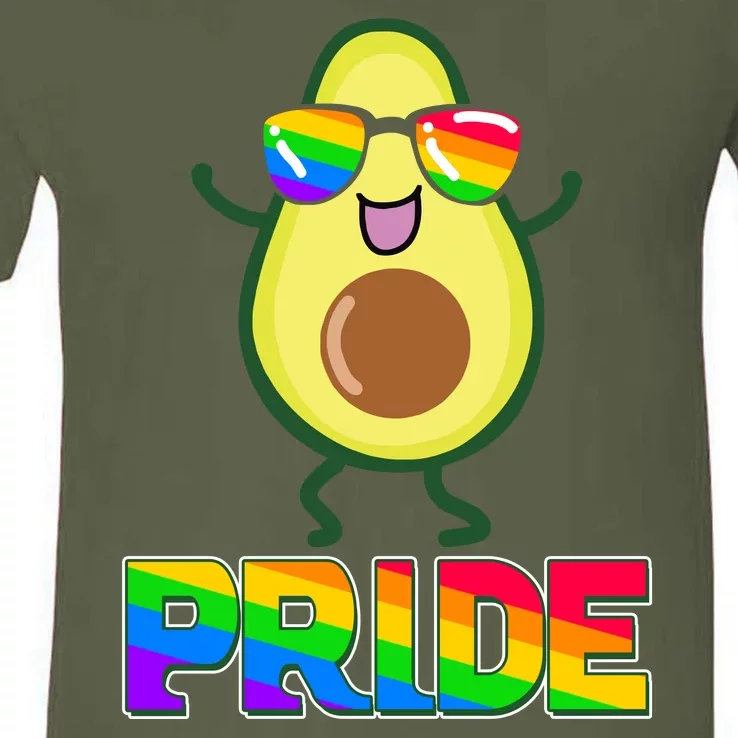 Funny LGBT Pride Avocado V-Neck T-Shirt