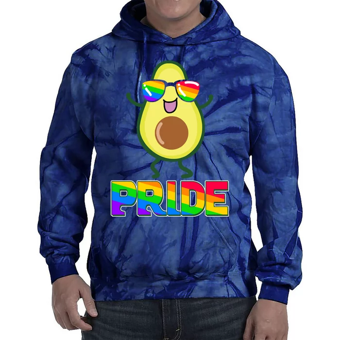 Funny LGBT Pride Avocado Tie Dye Hoodie