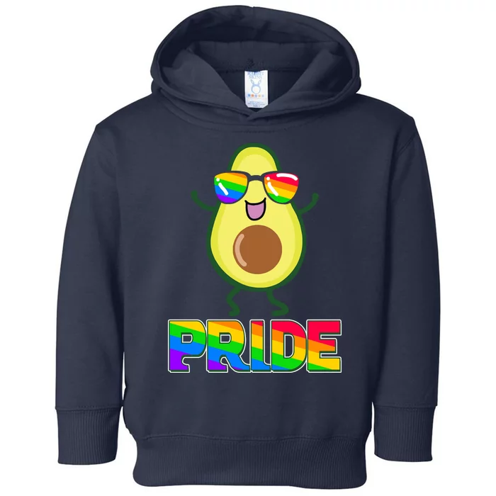 Funny LGBT Pride Avocado Toddler Hoodie