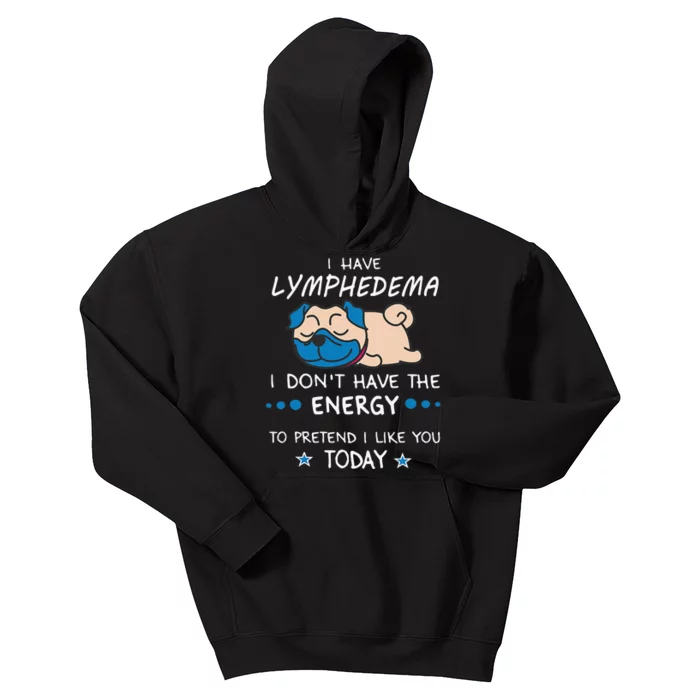 Funny Lymphedema Patients Awareness Lymphedema Warrior Kids Hoodie