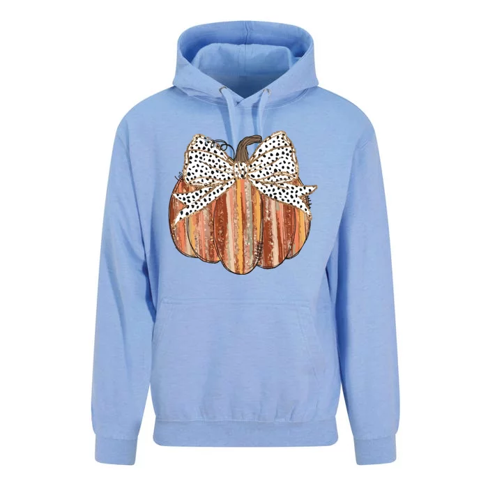 Fall Leopard Pumpkin Unisex Surf Hoodie