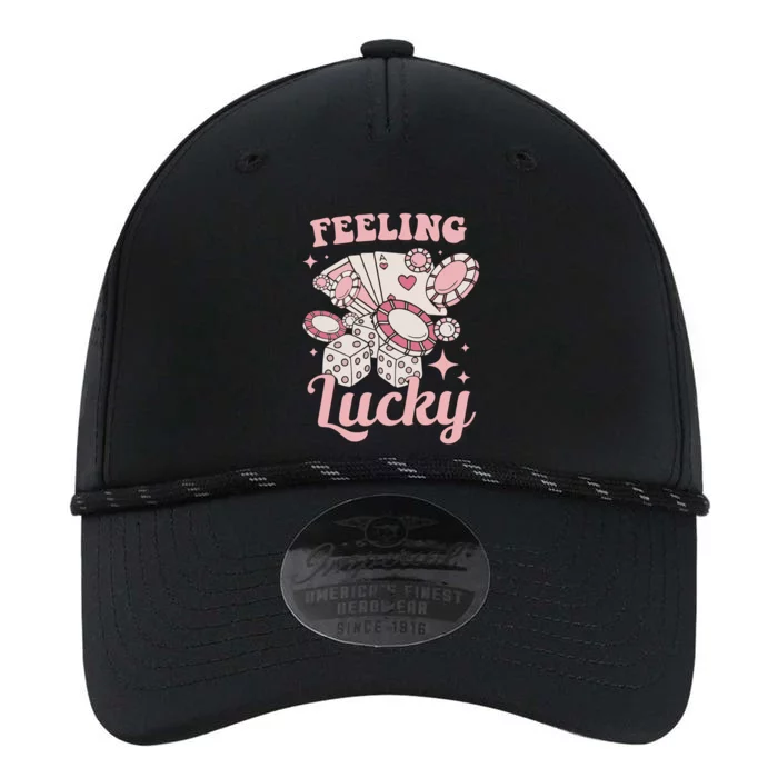 Feeling Lucky Poker Player Casino Dice Player Gift Idea Performance The Dyno Cap