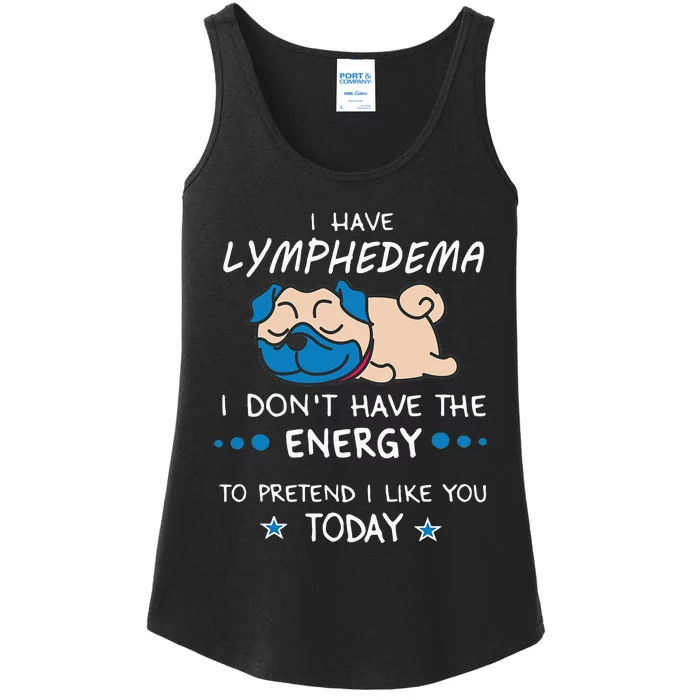 Funny Lymphedema Patients Awareness Lymphedema Warrior Ladies Essential Tank