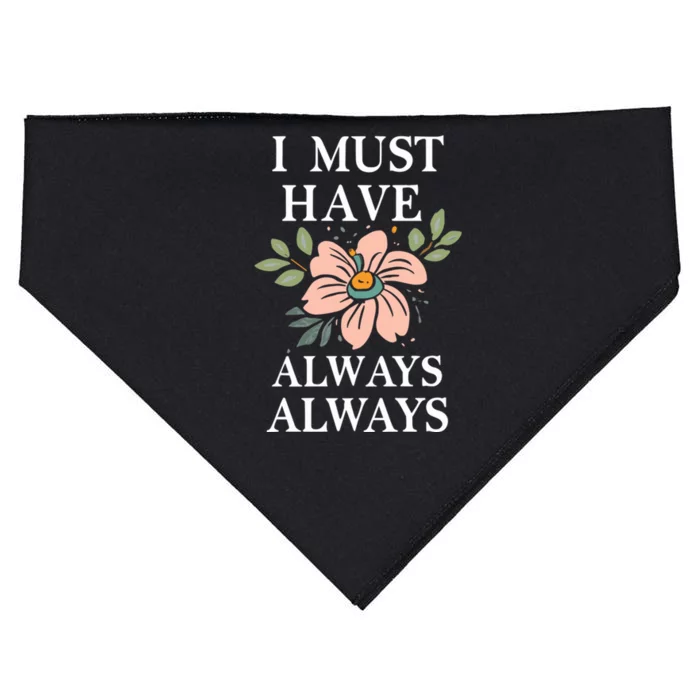 Flower Lover Quote Claude Monet USA-Made Doggie Bandana