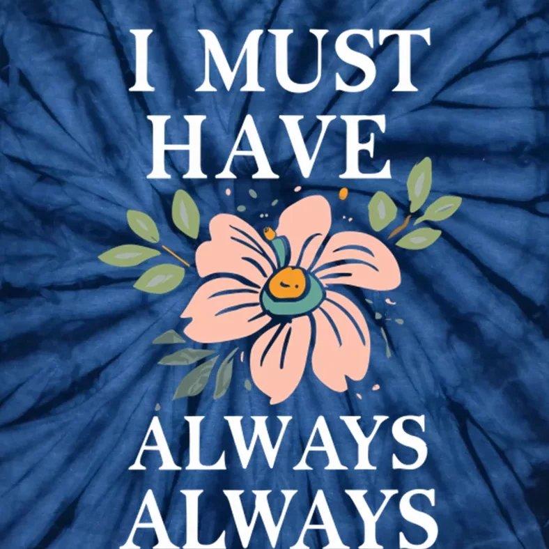 Flower Lover Quote Claude Monet Tie-Dye T-Shirt