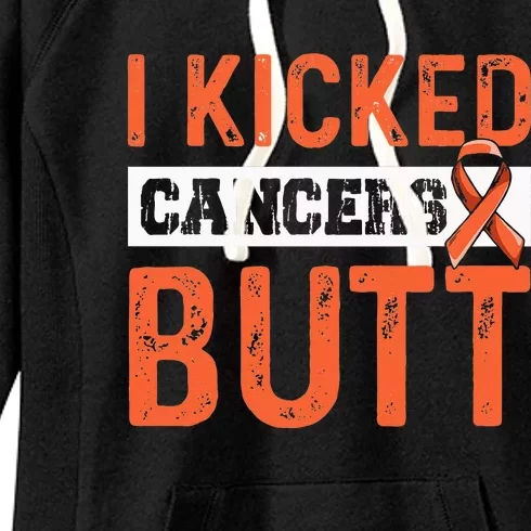 Fight Leukemia Quote for a Blood Cancer Survivor Women's Fleece Hoodie