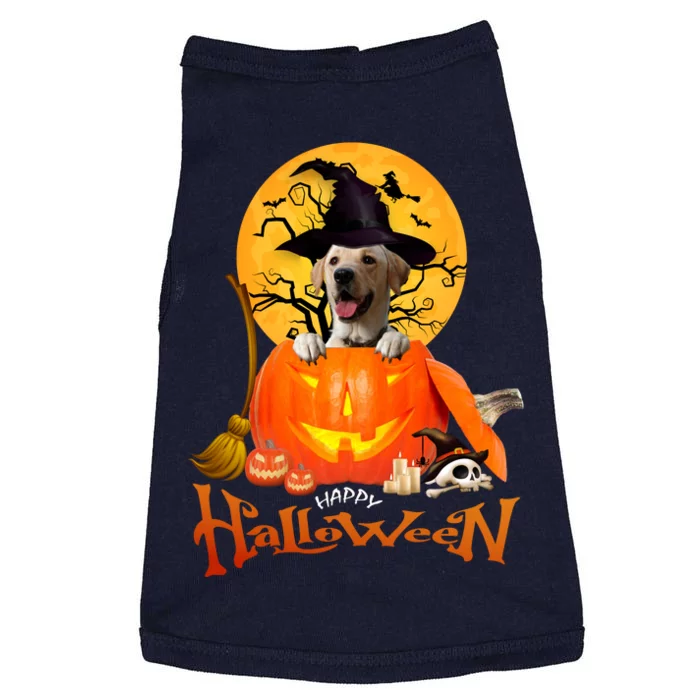 Funny Labrador Retriever1 Spooky Halloween Doggie Tank