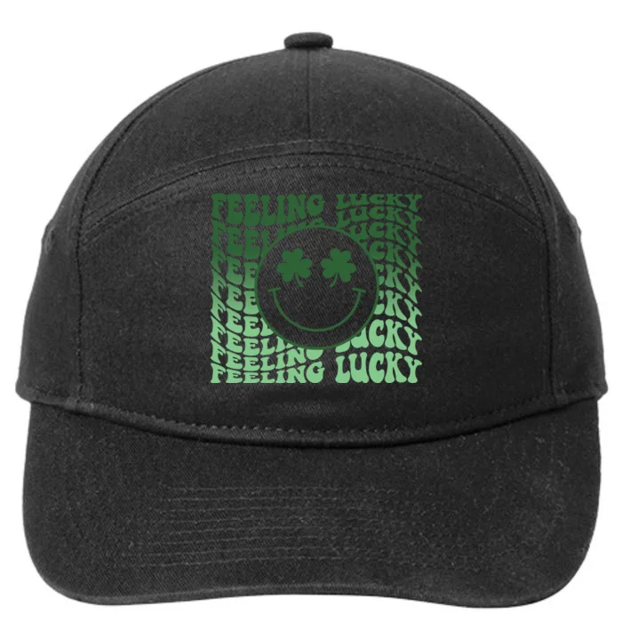 Feeling Lucky Retro St Patricks 7-Panel Snapback Hat