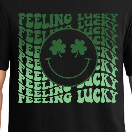 Feeling Lucky Retro St Patricks Pajama Set