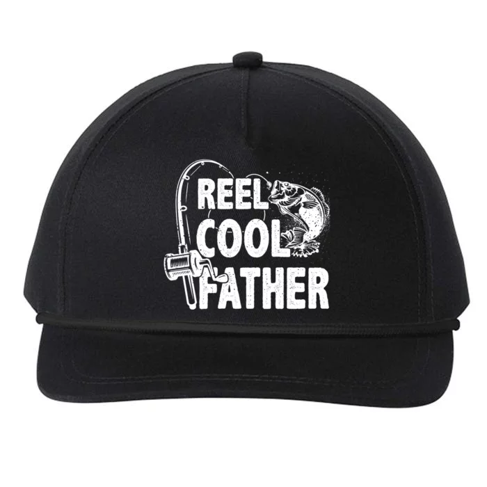 Family Lover Reel Cool Father Fishing Fisher Fisher Gift Snapback Five-Panel Rope Hat