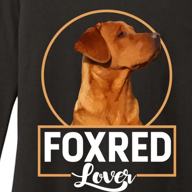 Foxred Lover Redfox Labrador Retriever Fox Red Gift Womens CVC Long Sleeve Shirt