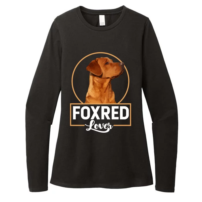 Foxred Lover Redfox Labrador Retriever Fox Red Gift Womens CVC Long Sleeve Shirt